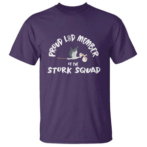 Proud L&D Member Of The Stork Squad Labor & Delivery Nurse T Shirt TS09 Purple Print Your Wear