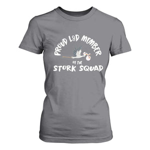 Proud L&D Member Of The Stork Squad Labor & Delivery Nurse T Shirt For Women TS09 Charcoal Print Your Wear