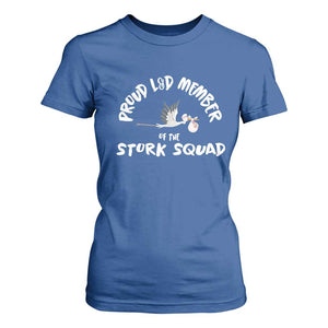 Proud L&D Member Of The Stork Squad Labor & Delivery Nurse T Shirt For Women TS09 Royal Blue Print Your Wear