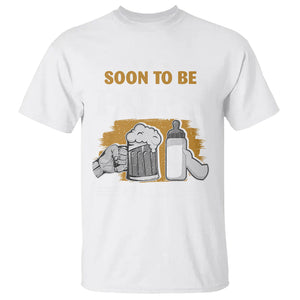 Soon to be Pops 2024 New Daddy Announcement T Shirt TS09 White Printyourwear