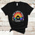 LGBT History Month T Shirt Proudest Teacher Ever Teaching Proud Rainbow TS09 Black Printyourwear