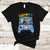 Gaymer Cat LGBT Gay Pride Rainbow Video Game T Shirt TS09 Black Printyourwear