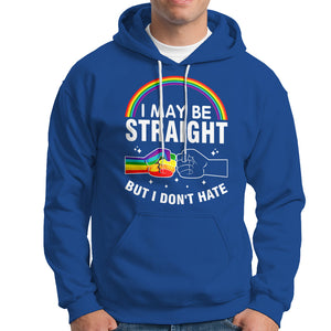 I May Be Straight But I Don't Hate LGBT Pride Hoodie TS09 Royal Blue Printyourwear