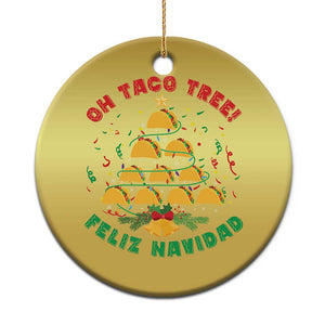 Funny Mexico Xmas Christmas Ornament Oh Taco Tree Tacos Lover TS09 Print Your Wear