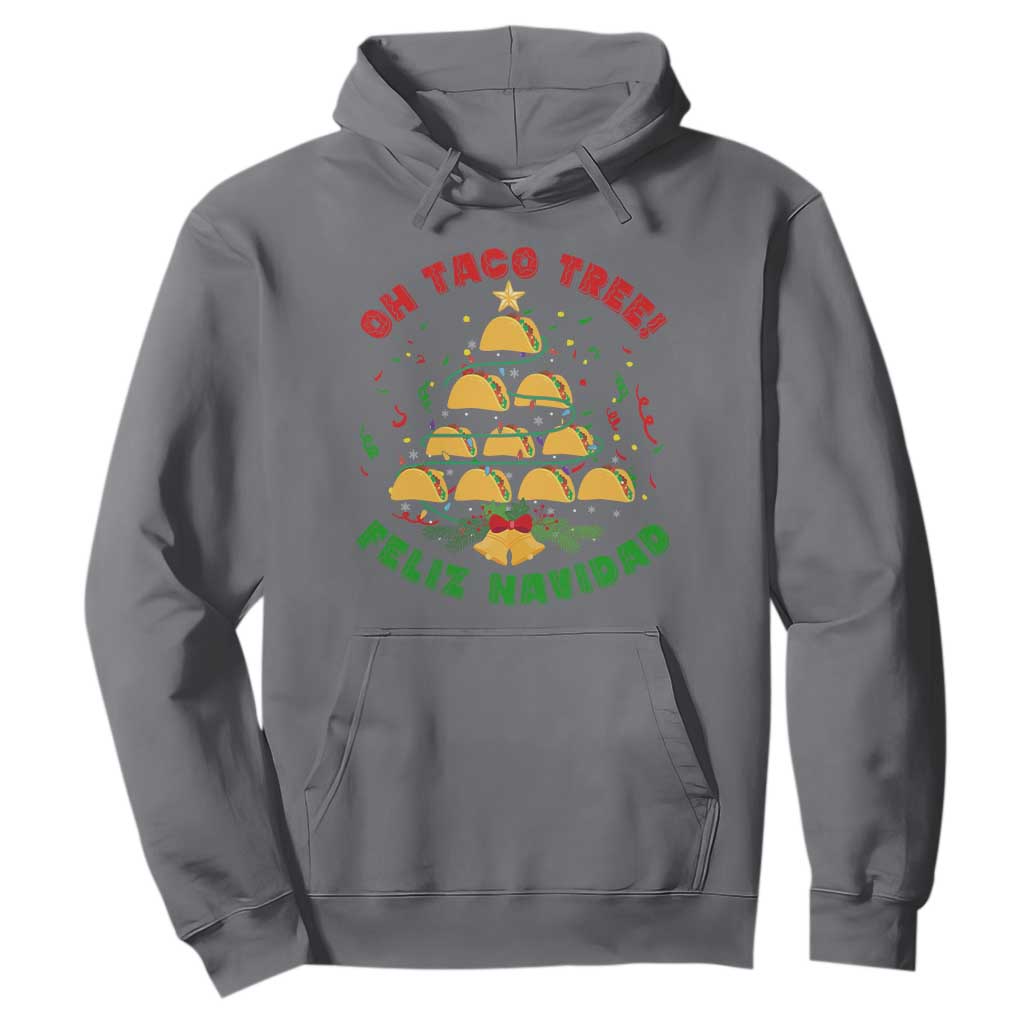 Funny Mexico Xmas Hoodie Oh Taco Tree Tacos Lover TS09 Charcoal Print Your Wear