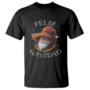 Funny Mexico Xmas T Shirt Santa Sombrero Feliz Navidad TS09 Black Print Your Wear