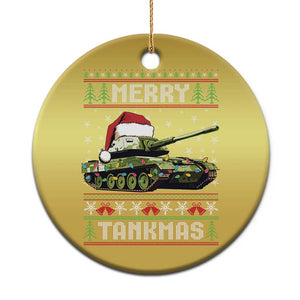 Funny Xmas Veteran Christmas Ornament Merry Tankmas Tank Military Army TS09 Print Your Wear