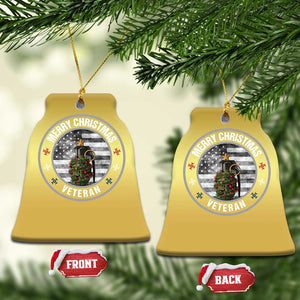 Merry Xmas Veteran Christmas Ornament Grenade Christmas Tree America Flag Patriotic TS09 Bell Flake Gold Print Your Wear