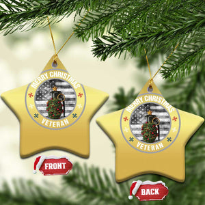 Merry Xmas Veteran Christmas Ornament Grenade Christmas Tree America Flag Patriotic TS09 Star Gold Print Your Wear