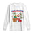 Funny Haitian Christmas Long Sleeve Shirt Nwel Ayisen Creole Santa Palm Tree TS09 White Print Your Wear