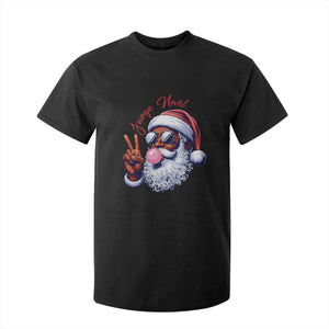 Funny Haitian Christmas T Shirt For Kid Jwaye Nwel Creole Cute Black Santa TS09 Black Print Your Wear