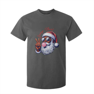 Funny Haitian Christmas T Shirt For Kid Jwaye Nwel Creole Cute Black Santa TS09 Dark Heather Print Your Wear