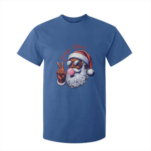 Funny Haitian Christmas T Shirt For Kid Jwaye Nwel Creole Cute Black Santa TS09 Royal Blue Print Your Wear