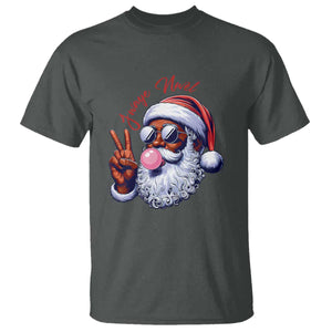 Funny Haitian Christmas T Shirt Jwaye Nwel Creole Cute Black Santa TS09 Dark Heather Print Your Wear