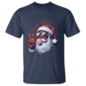 Funny Haitian Christmas T Shirt Jwaye Nwel Creole Cute Black Santa TS09 Navy Print Your Wear