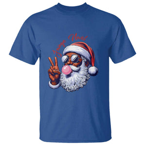 Funny Haitian Christmas T Shirt Jwaye Nwel Creole Cute Black Santa TS09 Royal Blue Print Your Wear