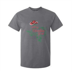 Merry Christmas Y'All Texas T Shirt For Kid TS09 Charcoal Print Your Wear