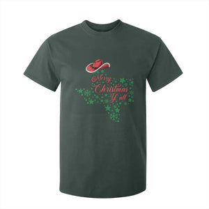 Merry Christmas Y'All Texas T Shirt For Kid TS09 Dark Forest Green Print Your Wear