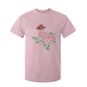 Merry Christmas Y'All Texas T Shirt For Kid TS09 Light Pink Print Your Wear