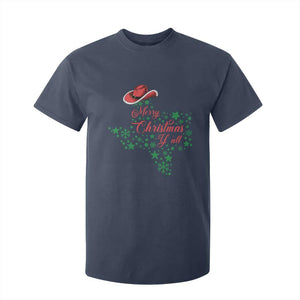 Merry Christmas Y'All Texas T Shirt For Kid TS09 Navy Print Your Wear