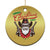 Merry Christmas Y'All Texas Cowboy Santa Christmas Ornament TS09 Print Your Wear