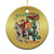 Western Xmas Christmas Ornament Jingle Horse Pick Up Your Feet Cowboy Santa Rider TS09 Print Your Wear