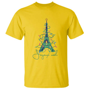 Joyeux Noel Eiffel Tower Christmas Tree T Shirt TS09 Daisy Print Your Wear