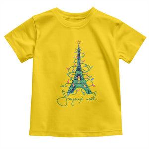 Joyeux Noel Eiffel Tower Christmas Tree Toddler T Shirt TS09 Daisy Print Your Wear