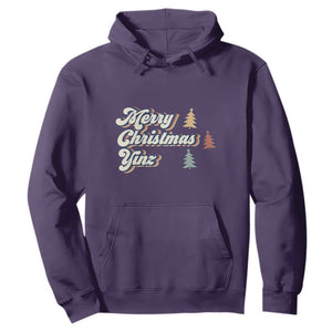 Funny Merry Christmas Yinz Pittsburgh Hoodie TS09 Purple Print Your Wear