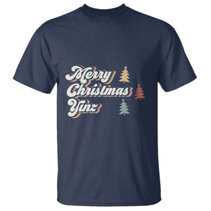 Funny Merry Christmas Yinz Pittsburgh T Shirt TS09 Navy Print Your Wear