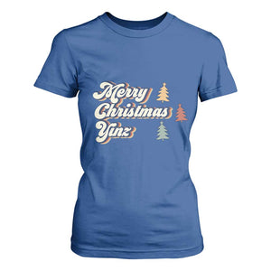 Funny Merry Christmas Yinz Pittsburgh T Shirt For Women TS09 Royal Blue Print Your Wear