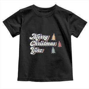 Funny Merry Christmas Yinz Pittsburgh Toddler T Shirt TS09 Black Print Your Wear