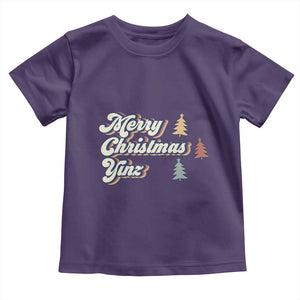 Funny Merry Christmas Yinz Pittsburgh Toddler T Shirt TS09 Purple Print Your Wear