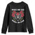 Valentine's Day Youth Sweatshirt Roses are Red Inside I'm Dead Skeleton Heart Shape TS09 Black Print Your Wear