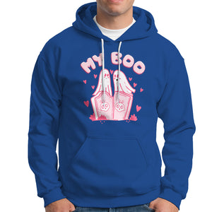 Valentine's Day Hoodie My Boo Cute Lover Couple Ghost TS09 Royal Blue Printyourwear