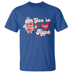 Valentine's Day T Shirt You're My Type Medical Pun Blood Nurse TS09 Royal Blue Printyourwear