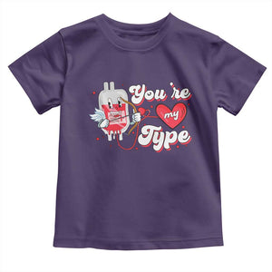 Valentine's Day Toddler T Shirt You're My Type Medical Pun Blood Nurse TS09 Purple Print Your Wear