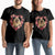 Valentine's Day Couple Matching T Shirt My Valentine Is Pug Cute Pet Dog Rose Heart Shape TS09 Black Print Your Wear