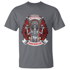 Motorcycle Rider T Shirt American Indian Biker Club TS09 Charcoal Printyourwear