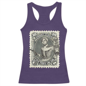 Harriet Tubman Racerback Tank Top Live Free Or Die Black History TS09 Purple Print Your Wear