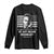 Malcolm X Long Sleeve Shirt By Any Means Necessary American Flag TS09 Black Print Your Wear