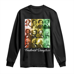 Life Of Frederick Douglass Long Sleeve Shirt Black History Month TS09 Black Print Your Wear