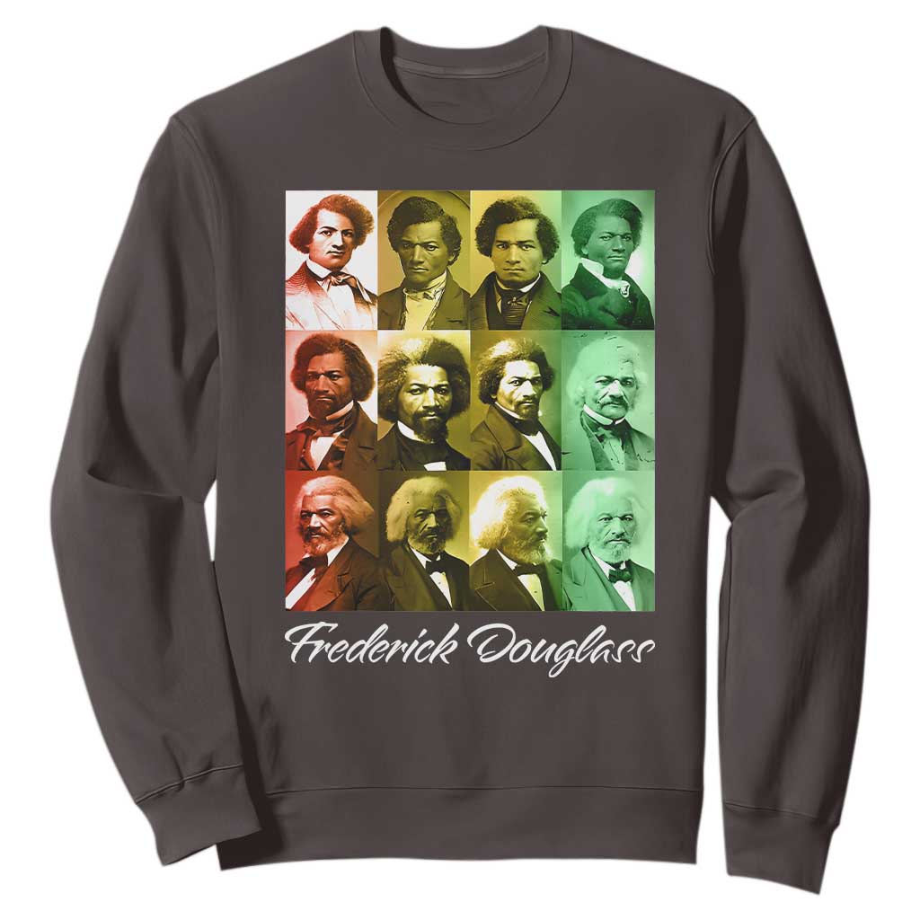 Life Of Frederick Douglass Sweatshirt Black History Month TS09 Dark Chocolate Print Your Wear
