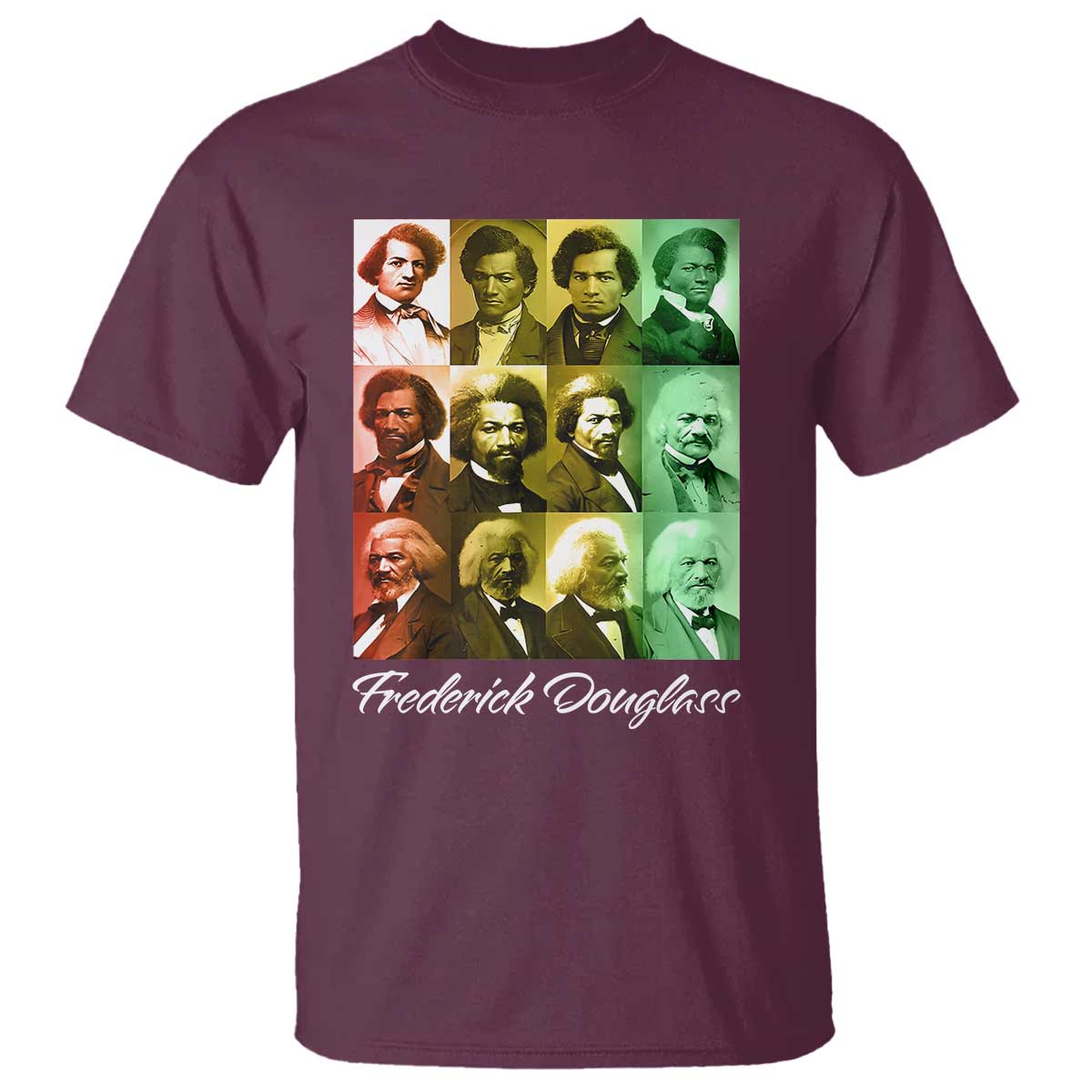 Life Of Frederick Douglass T Shirt Black History Month TS09 Maroon Print Your Wear