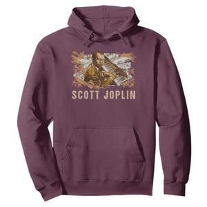 Scott Joplin Hoodie Afro Classical Music Composer Black History TS09 Maroon Print Your Wear