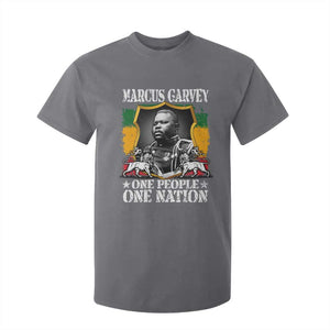 Marcus Garvey T Shirt For Kid One People One Nation Jamaica Legends Rasta TS09 Charcoal Print Your Wear