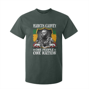 Marcus Garvey T Shirt For Kid One People One Nation Jamaica Legends Rasta TS09 Dark Forest Green Print Your Wear