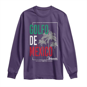 Golfo De Mexico Forever Long Sleeve Shirt Mexican Gulf Culture Heritage 1672 TS09 Purple Print Your Wear