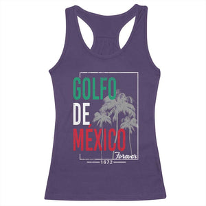 Golfo De Mexico Forever Racerback Tank Top Mexican Gulf Culture Heritage 1672 TS09 Purple Print Your Wear