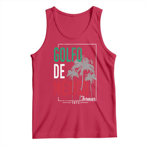 Golfo De Mexico Forever Tank Top Mexican Gulf Culture Heritage 1672 TS09 Red Print Your Wear